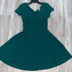 Open-Back Fit and Flare Dress